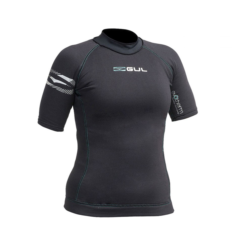 Gul Evotherm Ladies FL Short Sleeve Thermal Rash Vest Gwithian Academy of Surfing