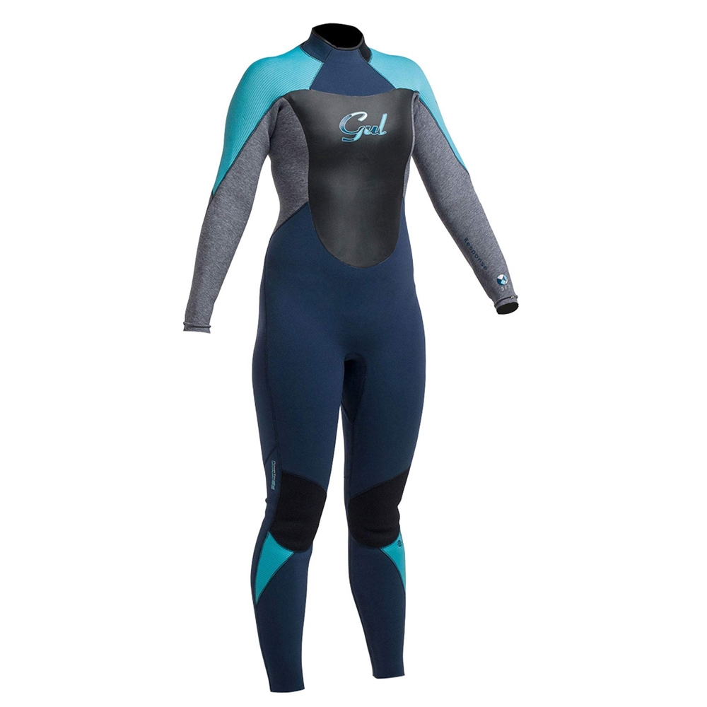 Gul Response Ladies BS 3/2 Summer Wetsuit (Navy/Marl) Gwithian