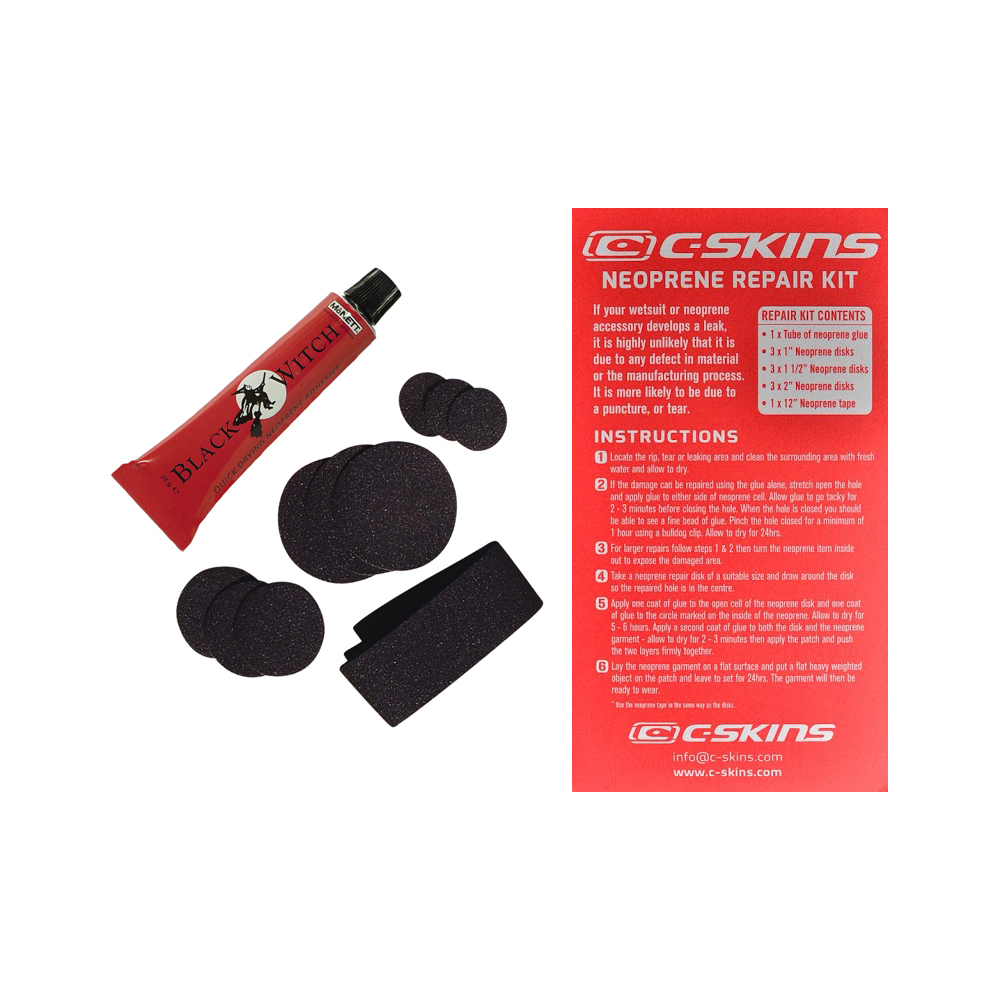 Black Witch Wetsuit Repair Kit (CSkins) Gwithian Academy of Surfing