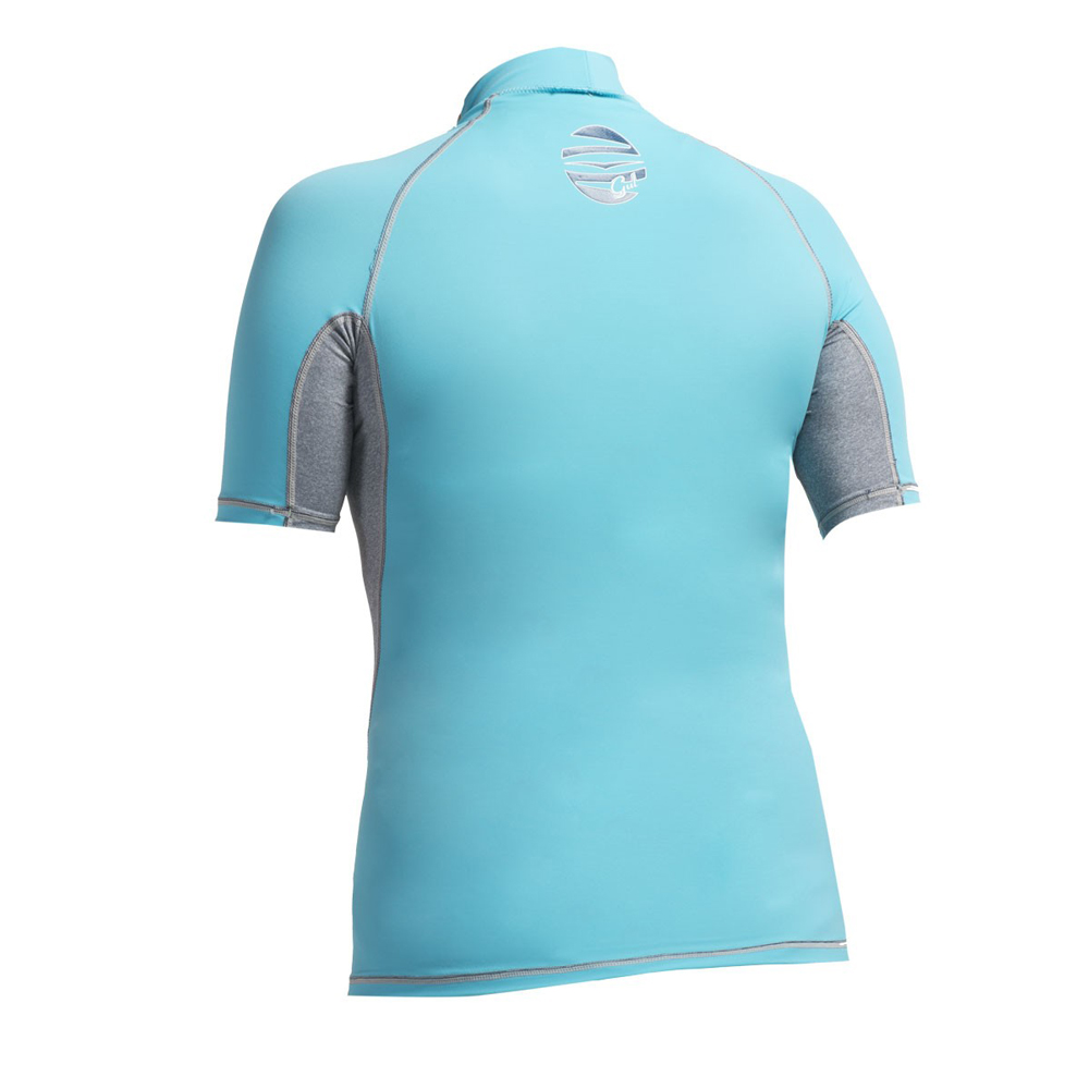 Turquoise/Navy Details about   Gul Junior Flatlock Short Sleeve Rashguard 2021 