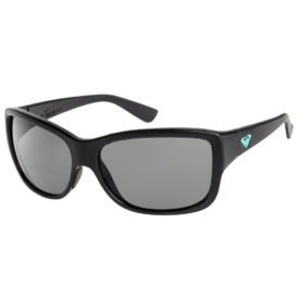 Roxy Athena Sunglasses (Shiny Black Mint/ Grey - XKGS)