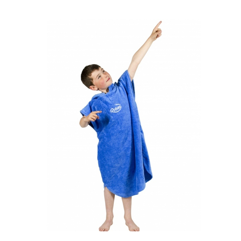 Robie Robes Kids Changing Robe Age 8/9 (Blue) Gwithian Academy of