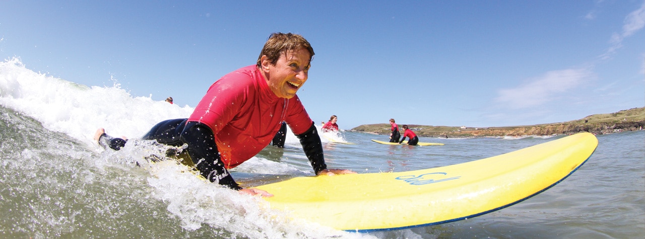 Surfing Lessons in Gwithian, Cornwall