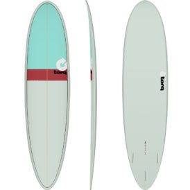 Torq 7'6 Mod Funbvoard Surfboard (Seagreen/Red/Seagreen)