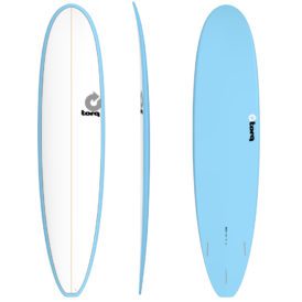 Torq 8'0 Mini Longboard Surfboard (Blue Pinline)